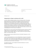 Radiogottesdienst zu Pfingsten aus Bückeburg am 08. Juni 2025