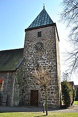 Außenansicht der Maria-Magdalenen-Kirche in Lauenhagen